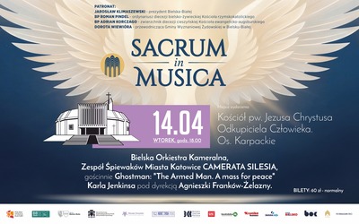 Plakat wydarzenia:  Sacrum in Musica - 14 kwietnia 