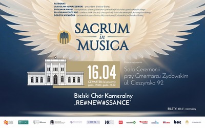Plakat wydarzenia:  Sacrum in Musica - 16 kwietnia g. 17.00 