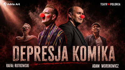 Plakat wydarzenia:  spektakl DEPRESJA KOMIKA g. 15.00 