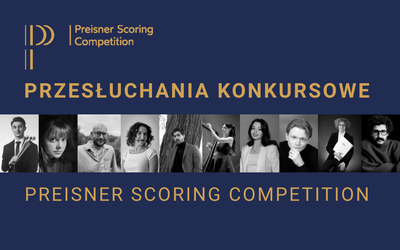 Plakat wydarzenia:  PREISNER SCORING COMPETITION  - przesłuchania konkursowe 24 czerwca  