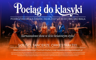 Plakat wydarzenia:  Pociąg do Klasyki – Podróż dookoła świata